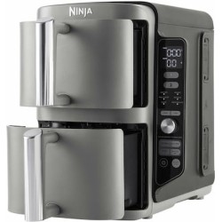Ninja Double Stack XL Air Fryer με Διπλό Αποσπώμενο Κάδο 9.5lt Γκρι