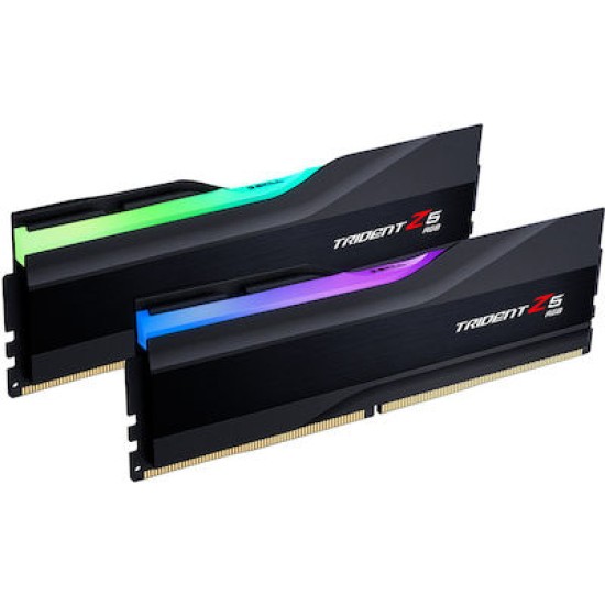 G.Skill Trident Z5 RGB 32GB DDR5 RAM με 2 Modules (2x16GB) και Ταχύτητα 6400 για Desktop