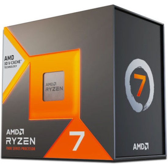 AMD Ryzen 7 7800X3D 4.2GHz Επεξεργαστής 8 Πυρήνων για Socket AM5 σε Κουτί AMD Ryzen 7 7800X3D 4.2GHz Επεξεργαστής 8 Πυρήνων για Socket AM5 σε Κουτί