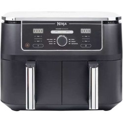 Ninja Foodi Max Dual Zone Φριτέζα Αέρος με Διπλό Αποσπώμενο Κάδο 9.5lt Μαύρη