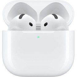 Apple AirPods 4 with Active Noise Cancellation Earbud Bluetooth Handsfree Ακουστικά με Αντοχή στον Ιδρώτα και Θήκη Φόρτισης Λευκά