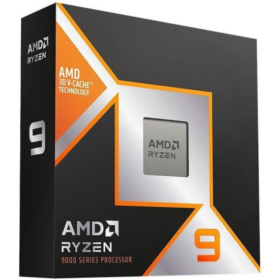AMD Ryzen 9 9950X3D 4.3GHz Επεξεργαστής 16 Πυρήνων για Socket AM5 σε Κουτί AMD Ryzen 9 9950X3D 4.3GHz Επεξεργαστής 16 Πυρήνων για Socket AM5 σε Κουτί