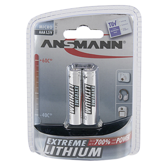 Ansmann Extreme Lithium AAA (2τμχ) Ansmann Extreme Lithium AAA (2τμχ)