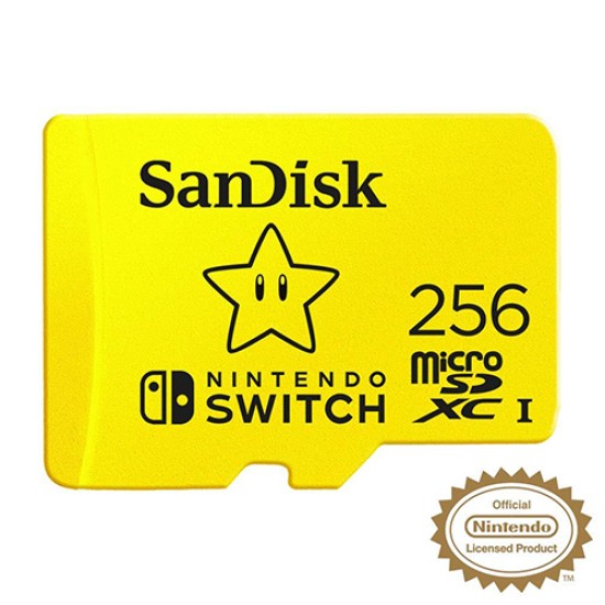 SanDisk MicroSDXC 100MB 256GB Nintendo SDSQXAO-256G-GNCZN