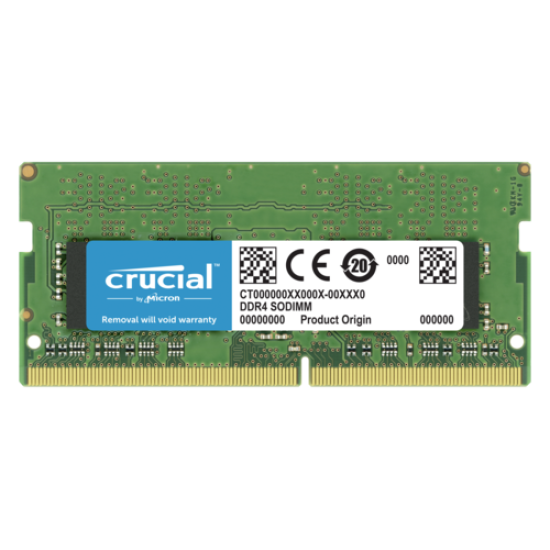 Crucial 8GB DDR4 3200 MT/s SODIMM 260pin