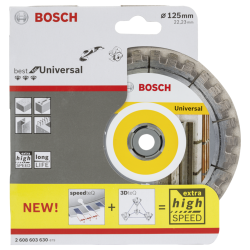 Bosch diamond cutting disk Best 125x22,23 universal teQ