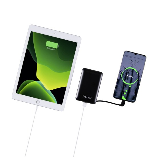 Intenso Powerbank XC10000 black +USB-A to Type-C Cable 10000 mAh