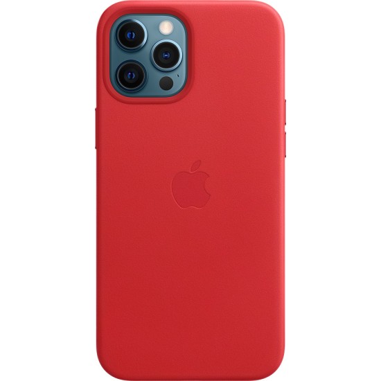 Apple iPhone 12 Pro Max Leather Case MagSafe - (PRODUCT)RED