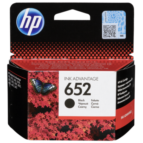 HP 652 Black (F6V25AE)