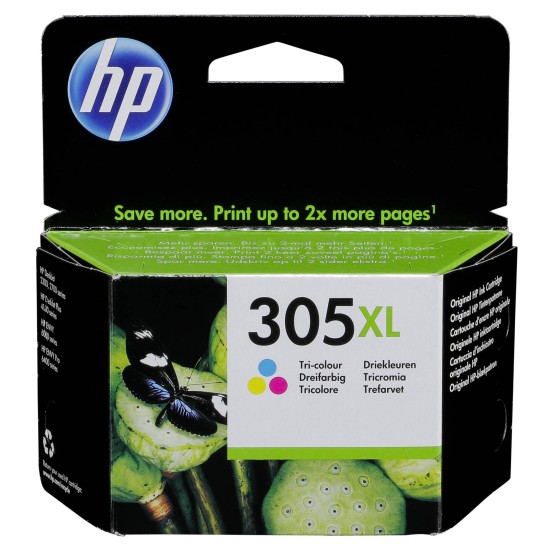HP 305XL Tri-Colour C/M/Y (3YM63AE)