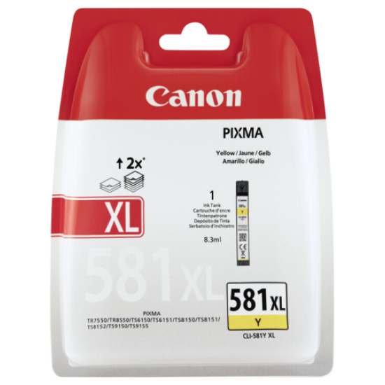 Canon CLI-581 XL Yellow (2051C001)