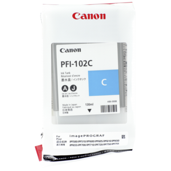Canon PFI-102 Cyan (0896B001)
