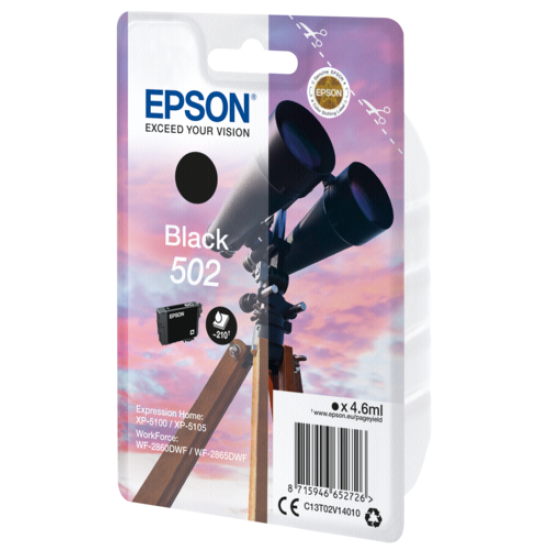Epson 502 Black (C13T02V14010)