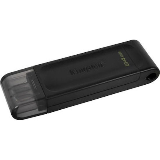 Kingston Technology DataTraveler 70 USB flash drive 64 GB USB Type-C 3.2 Gen 1 (3.1 Gen 1) Black