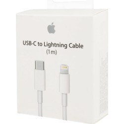 Apple Regular USB to Lightning Cable Λευκό 1m (MXLY2ZM/A)