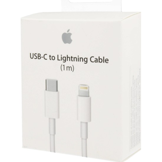 Apple Regular USB to Lightning Cable Λευκό 1m (MXLY2ZM/A)