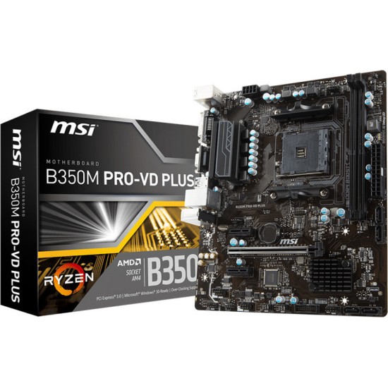 MSI B550M Pro-VDH Motherboard Micro ATX µe AMD AM4 Socket