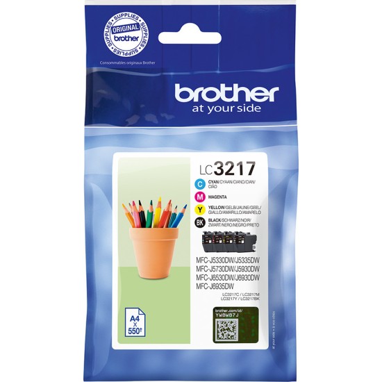Brother LC-3217 Value Pack C/M/Y/BK (LC3217VALDR)