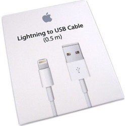Apple USB to Lightning Cable Λευκό 0.5m (ME291ZM/A)