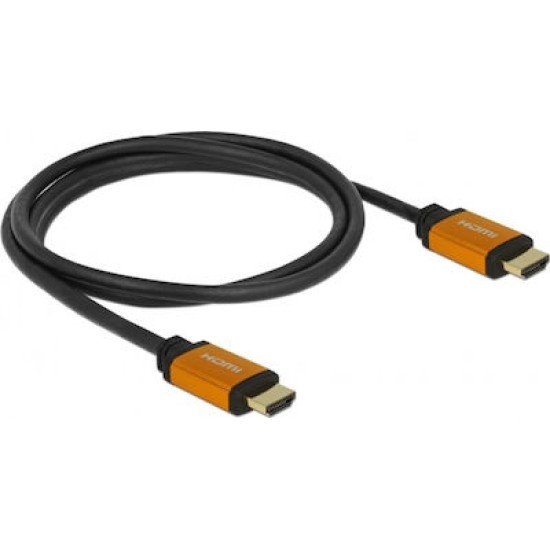DeLOCK 85728 HDMI cable 1.5 m HDMI Type A (Standard) Black, Gold