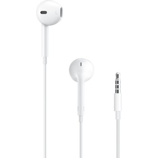 Apple EarPods Earbuds Handsfree με Βύσμα 3.5mm Λευκό