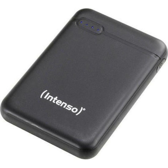 Intenso XS5000 Power Bank 5000mAh με Θύρα USB-A και Θύρα USB-C Μαύρο