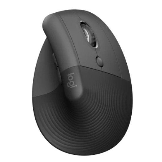 Logitech Lift Ασύρματο Vertical Ποντίκι Μαύρο