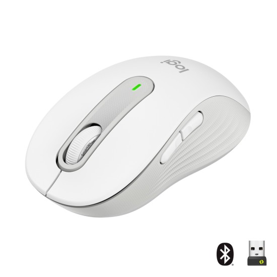 Logitech Signature M650 Ασύρματο Bluetooth Ποντίκι Off-white