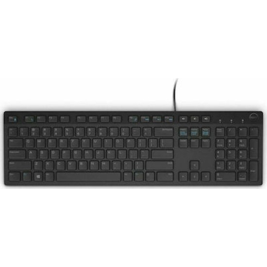 DELL KB216 keyboard USB QWERTY US International Black