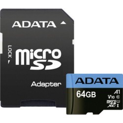 ADATA microSDXC UHS-I Class 10 64GB Premier with Adapter A1