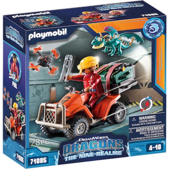 Playmobil Dragons The Nine Realms 71085 Icaris Quad With Phil Playmobil Dragons The Nine Realms 71085 Icaris Quad With Phil