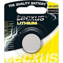 Tecxus Μπαταρία Λιθίου Ρολογιών CR2025 3V 1τμχ