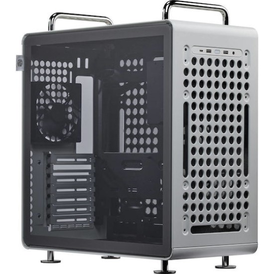 Cooler Master Q540-LGNN-S00 Compact 40.64L Midi-Tower, eATX, Window, Steel, Gray