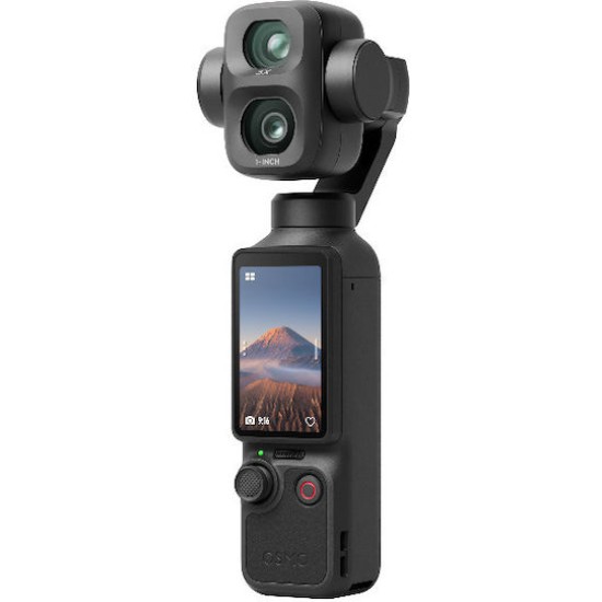 DJI Osmo Pocket 4P Action Camera 4K Ultra HD Vlog Combo και Wi-Fi Μαύρη