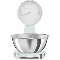 SMEG ANALOG AND DIGITAL KITCHEN SCALE PASTEL GREEN KSF01PGWW