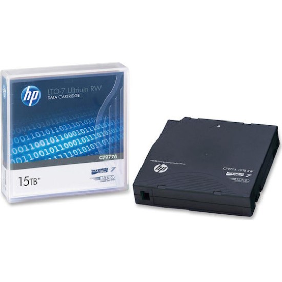 HPE LTO Ultrium 7 Data Cassette C7977A - 6 / 15 TB - LTO-7