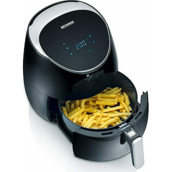 SEVERIN Air Fryer FR 2445 - Metallic Silver Black