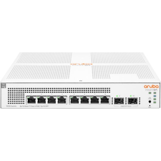 HPE Aruba Networking Aruba Instant On 1930 Managed L2+ Gigabit Ethernet (10/100/1000) Power over Ethernet (PoE) 1U White