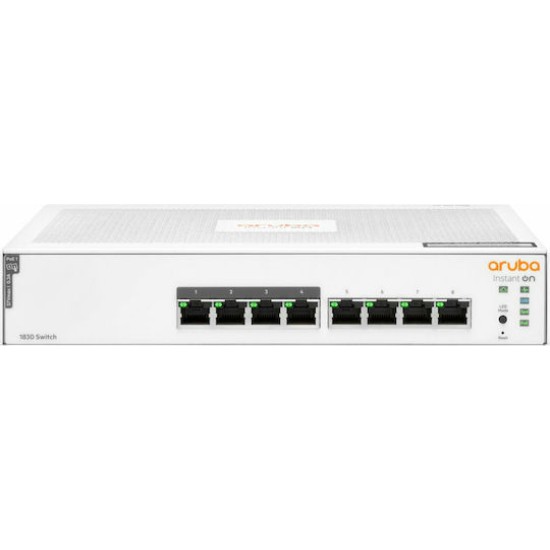 HPE Aruba Networking Networking Instant On Switch 8p Gigabit CL4 PoE 65W 1830