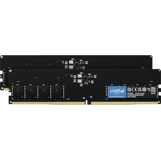 Crucial RAM CT2K16G56C46U5 - 32 GB (2 x 16 GB Kit) - DDR5 5600 UDIMM CL46