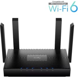 Cudy WR3000 wireless router Gigabit Ethernet Dual-band (2.4 GHz / 5 GHz) Black
