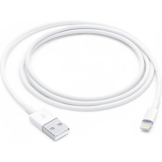 cable: Apple Lightning - Lightning / USB Typ A - 1m - white