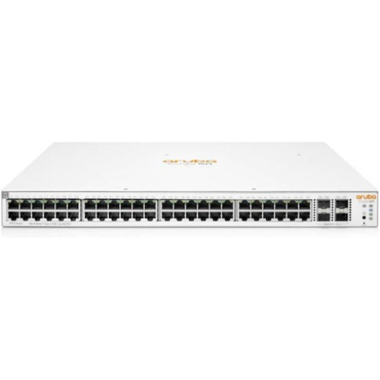 HPE Aruba Networking Aruba Instant On 1930 48G Class4 PoE 4SFP/SFP+ 370W Managed L2+ Gigabit Ethernet (10/100/1000) Power over Ethernet (PoE) 1U White