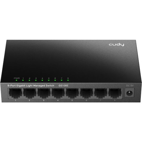 Cudy Switch GS108E - 8 Ports - 8x GE (10/100/1000)