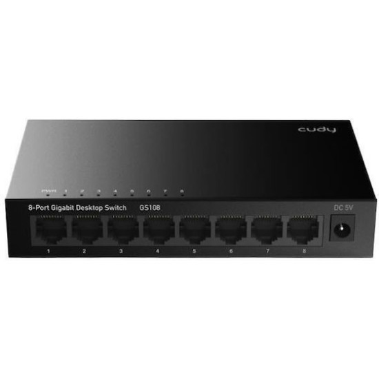 Cudy Switch GS108 - 8 Ports - 8x GE (10/100/1000)