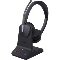 Yealink WH64 Dual Teams Headset Wireless Head-band Office/Call center USB Type-C Bluetooth Black