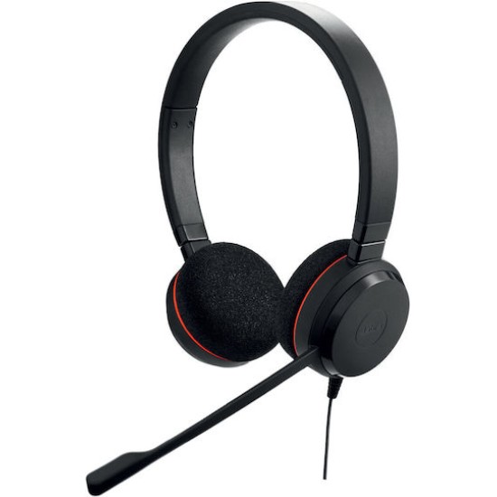 Jabra Evolve 20 Headset Wired Head-band Office/Call center USB Type-C / USB Type-A Black