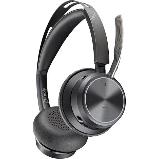 HP Poly Voyager Focus 2 USB-C-C Headset +USB-C/A Adapter