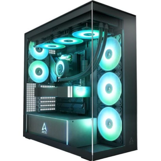 ARCTIC pc case Xtender Black Clear - Midi - black