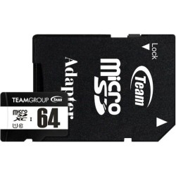 Team Group Flash-Card incl.. SD-Adapter - MicroSDXC UHS-I - 64 GB